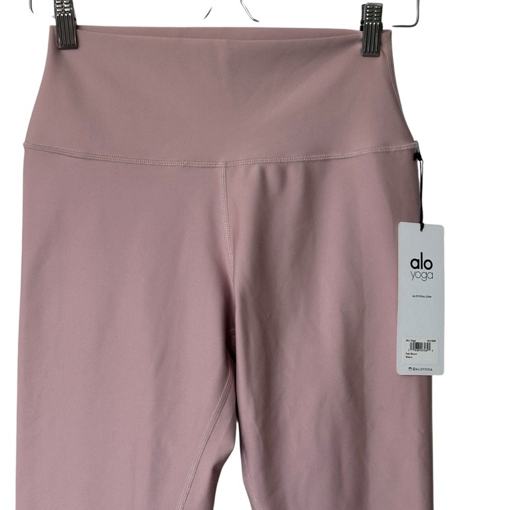 NWT Alo Yoga High-Waisted Airlift Mauve Leggings Large - Picture 4 of 10